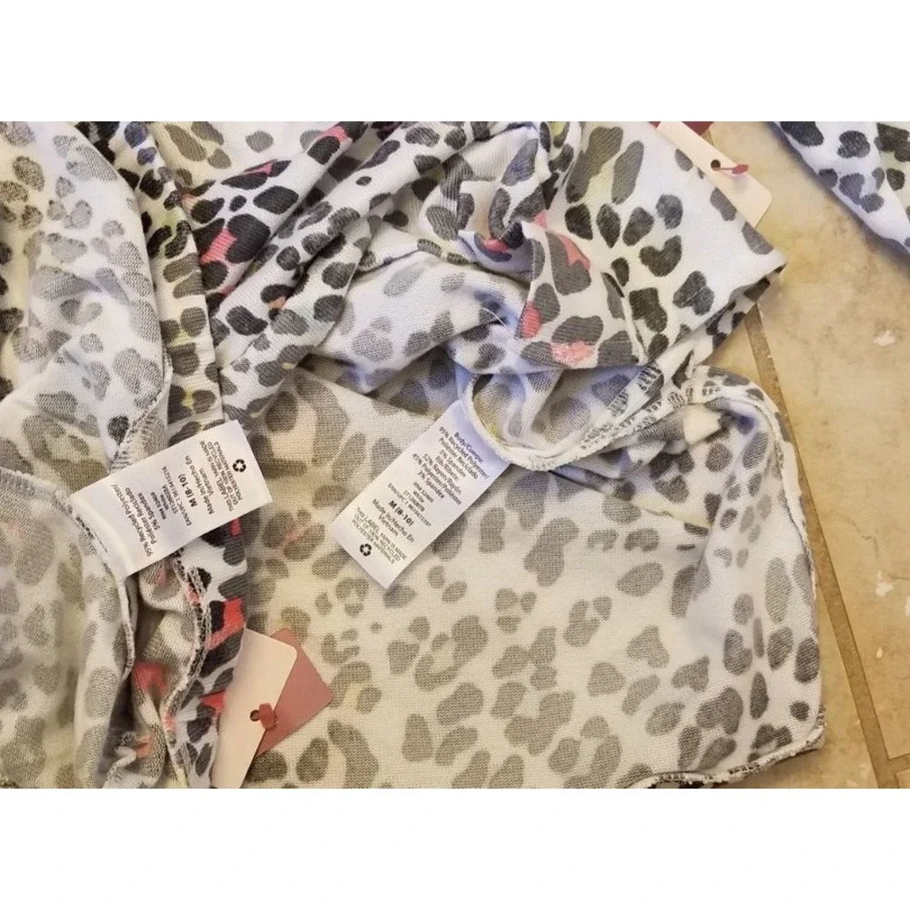 Secret Treasures Women 2pc Lounge Sleep Set Top & Pants Animal Print M (8-10)NEW